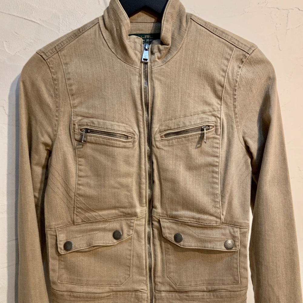 LRL Ralph Lauren Jeans Cargo Pocket Jacket 2 NWT